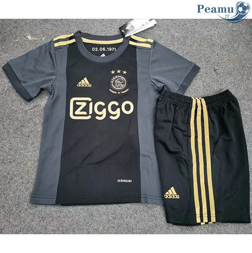 Maillot foot Ajax Enfant Third Noir 2020-2021