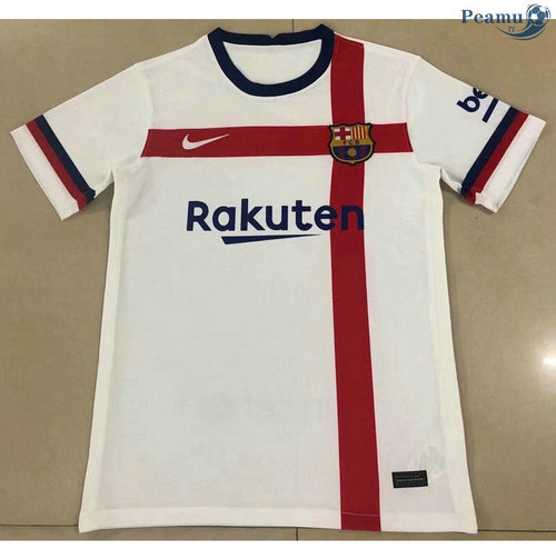 Maillot foot Barcelone Blanc/Rouge Classico 2020-2021