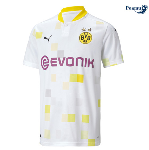 Maillot foot Borussia Dortmund Blanc/Jaune 2020-2021