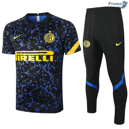 Kit Maillot Entrainement Inter Milan + Pantalon Bleu 2020-2021