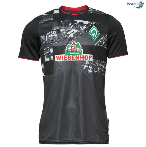 Maillot foot Werder Brême Third Noir 2020-2021